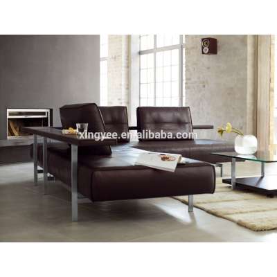 Modern living room villa sofa furniture latest luxury sofa set designs big corner sofas genuine leather sectional sofa